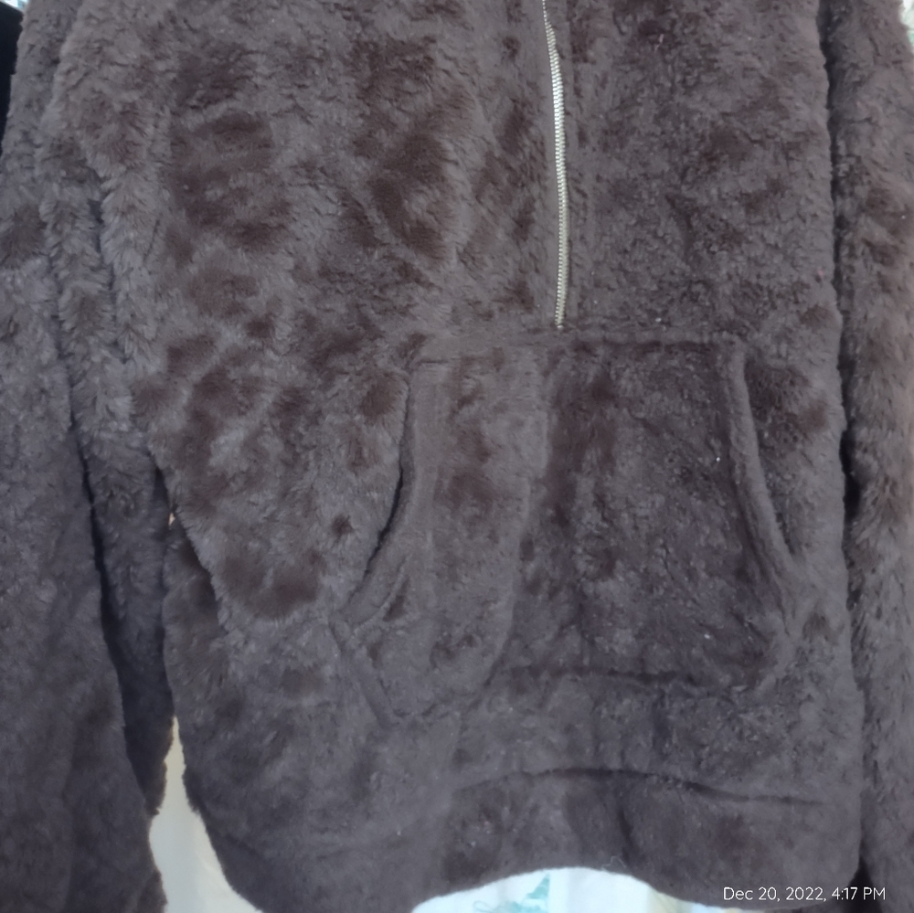 Plush zip pullover - Picture 2 of 5